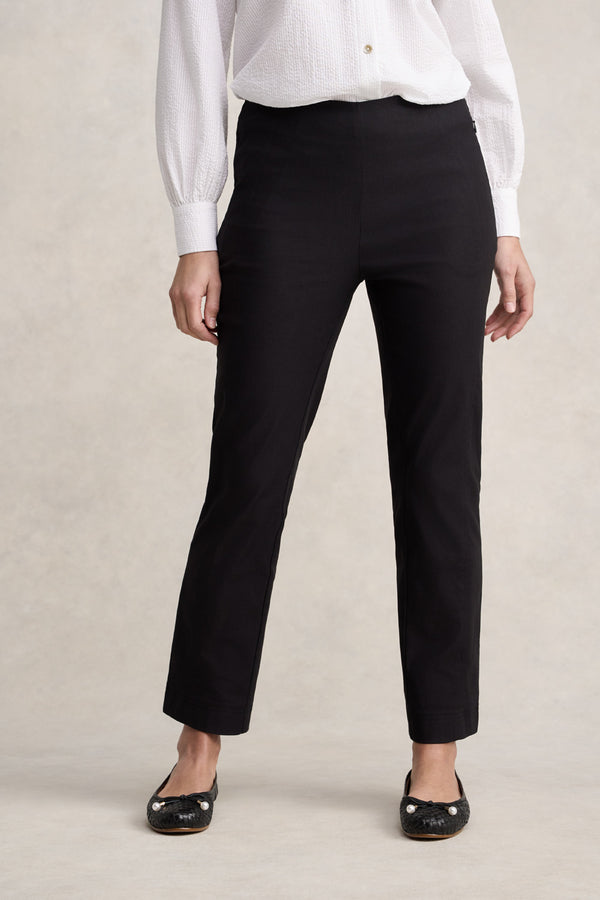 Seam Detail Tapered Pant – Black