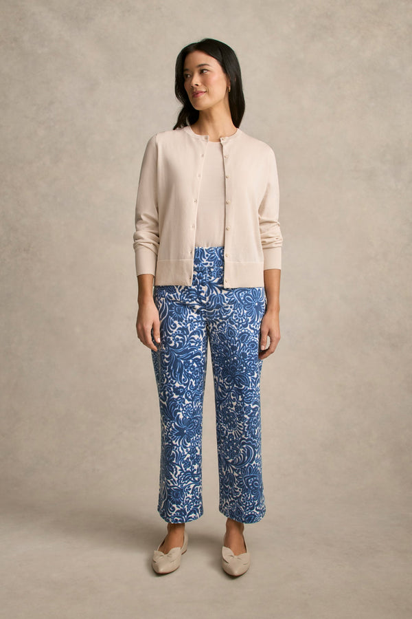 Bengajean® 7/8 Wide Leg - Azure Opulence Print