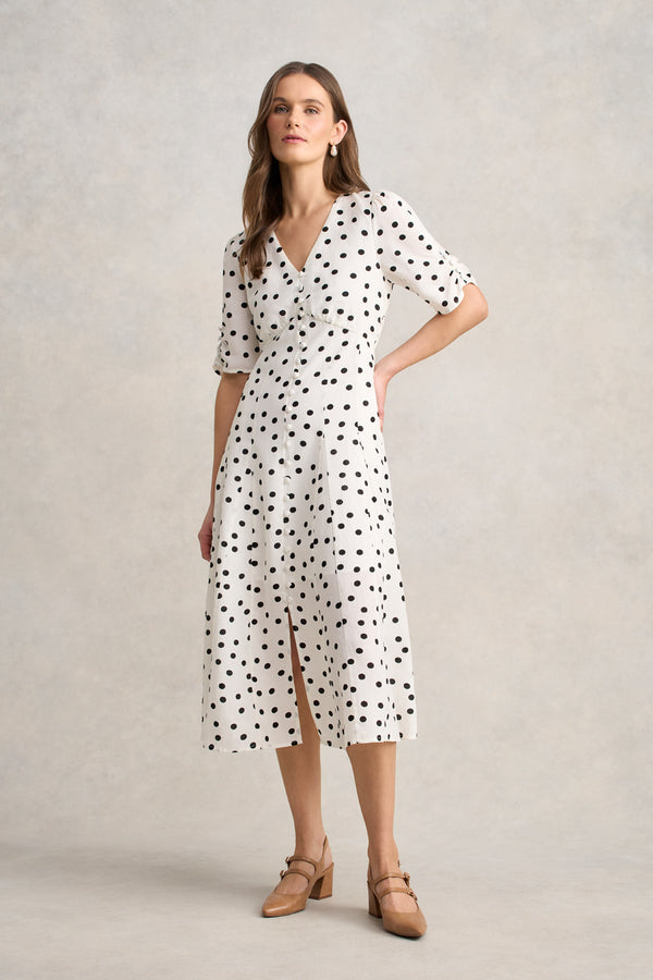 Spot Panel Dress – Spot Print