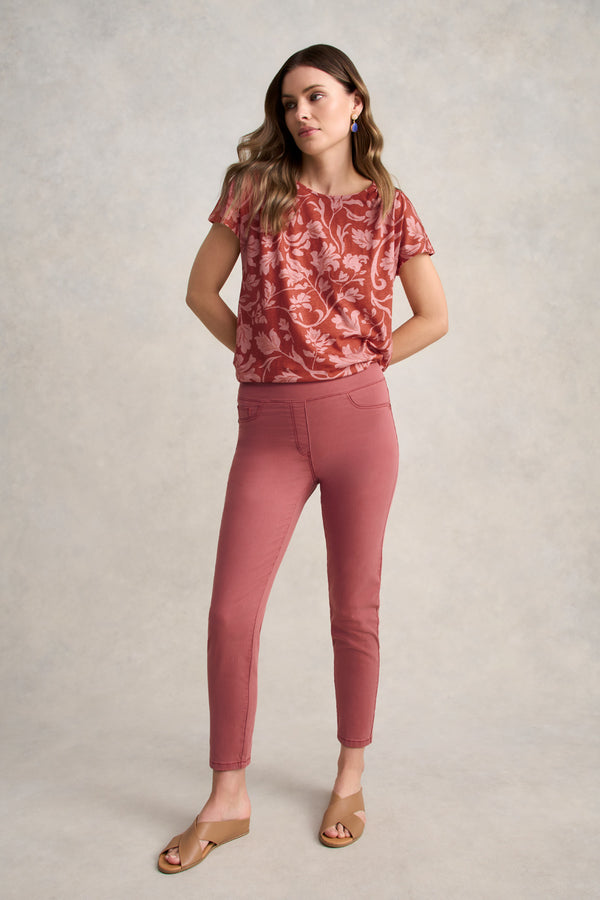 Printed T-Shirt – Rosewood Print