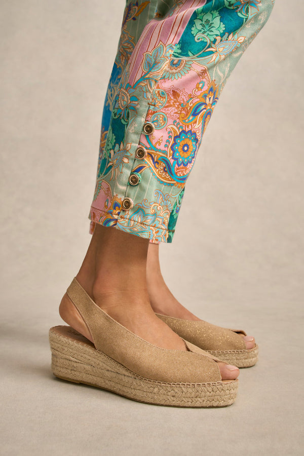 Bengajean® - 7/8 Straight Leg - Paisley Medley