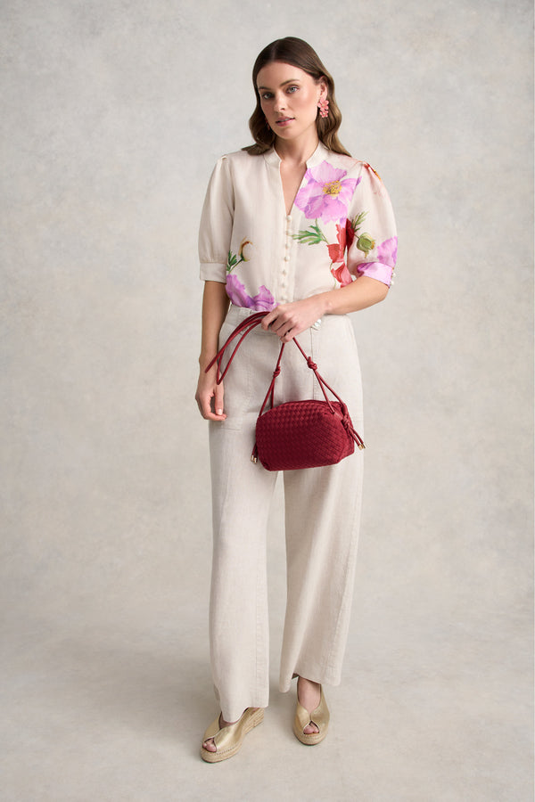 Ramie Blouse – Poppy Print