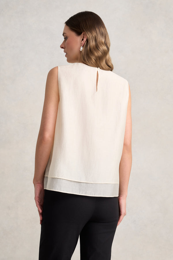 Floral Appliqué – Cream