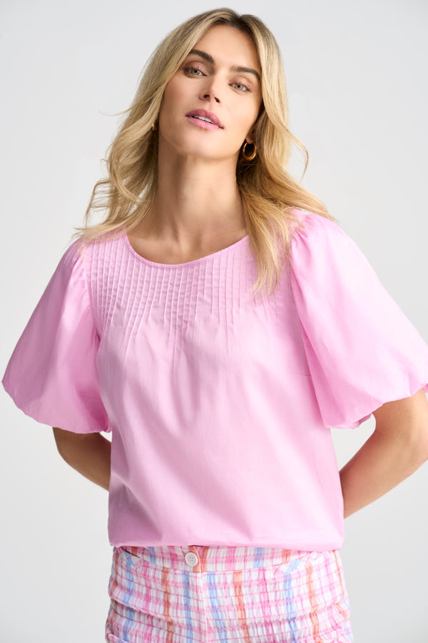 Cotton Puff Sleeve Top