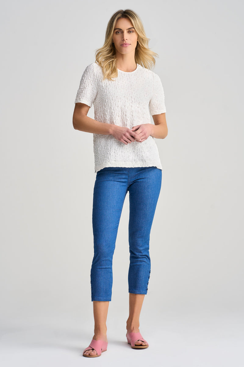 Crinkle Oversized Cotton Shirt