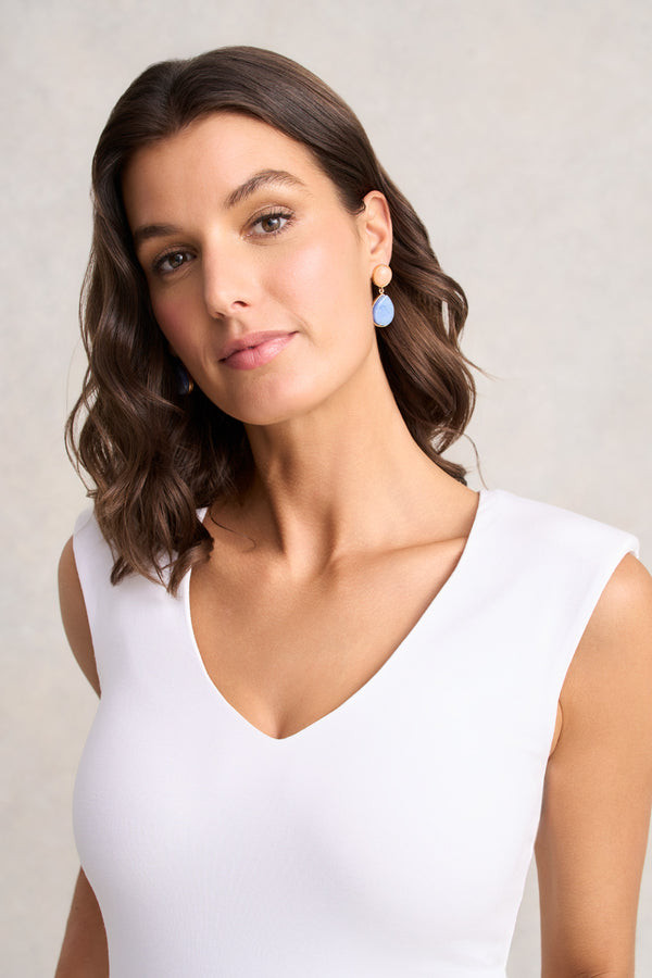 Double Layer Shaping Tank – White