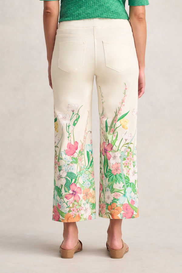Bengajean® 7/8 Relaxed Fit – Botanical Print