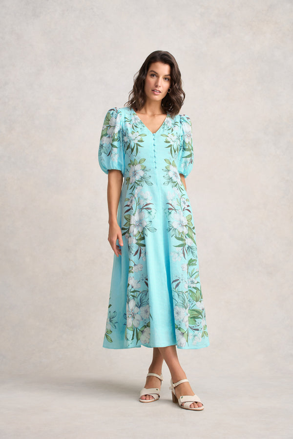 Border Print Dress – Placement Print