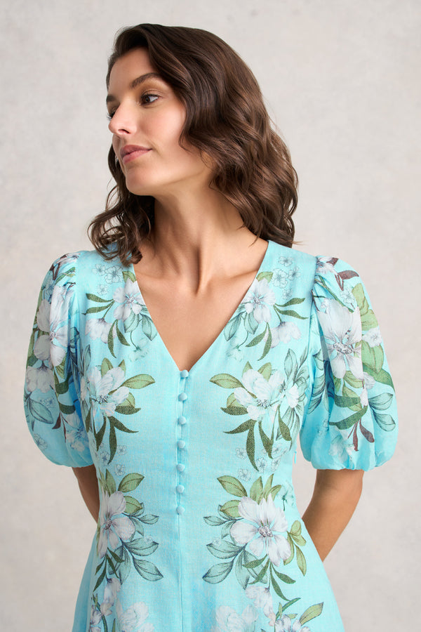 Border Print Dress – Placement Print