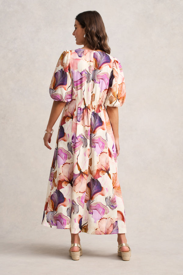 Special Occasion Dress – Impasto Floral Print