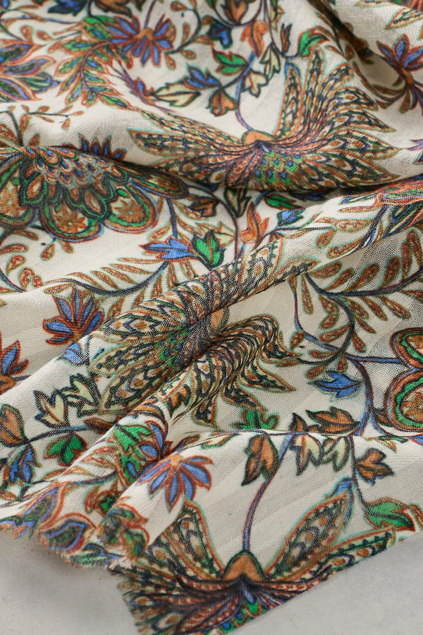 La Boheme Paisley Scarf - Multicolour