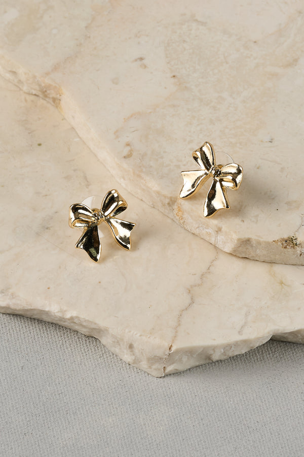 Bow Studs - Gold