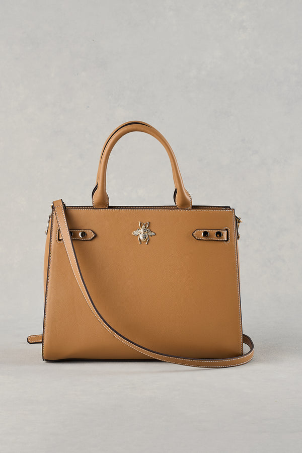 Structured Tote - Tan