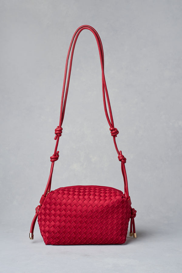 Soft Woven Crossbody - Rosewood