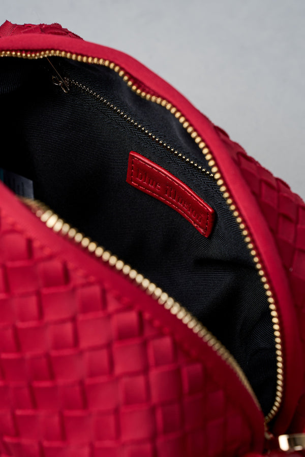 Soft Woven Crossbody - Rosewood