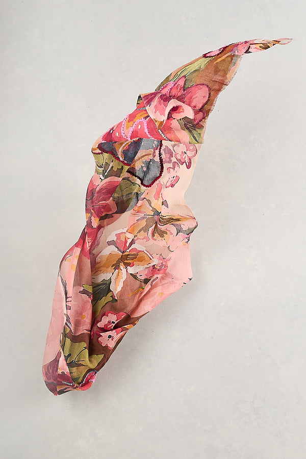 Embellished Garden Scarf – Multicolour