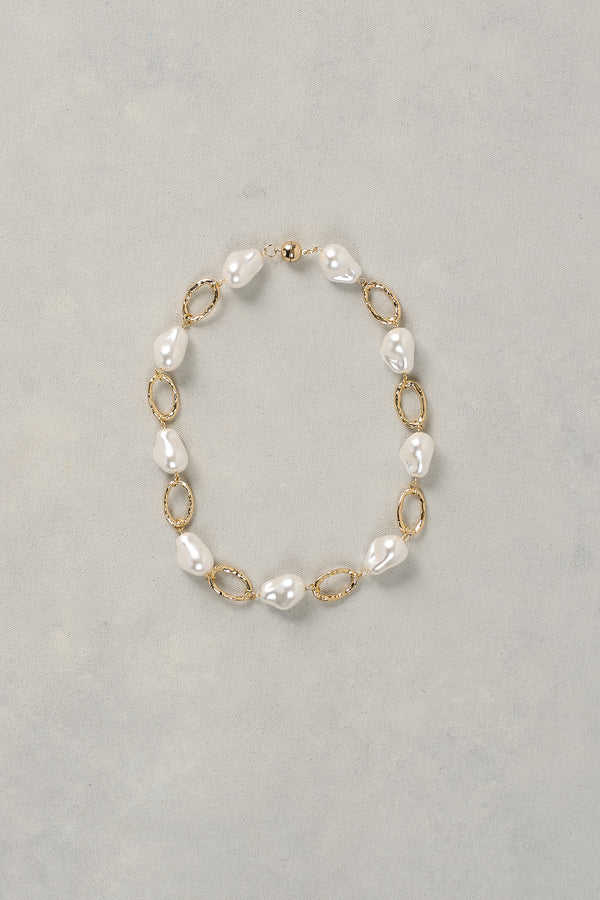 Baroque Pearl Necklace – Cream