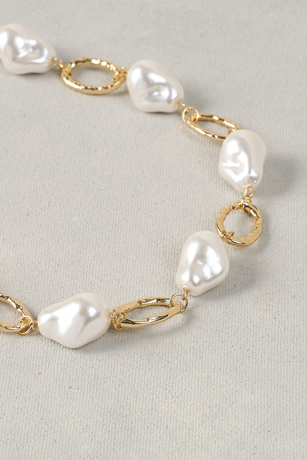 Baroque Pearl Necklace – Cream