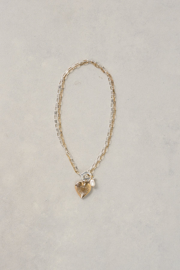 Heart Locket Necklace – Multi