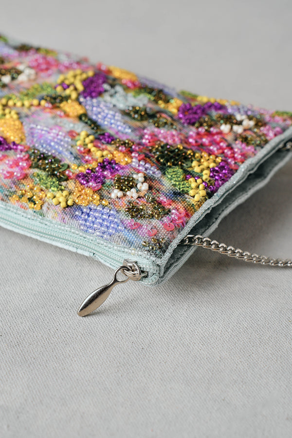 Meadow Print Mini Clutch – Multicolour