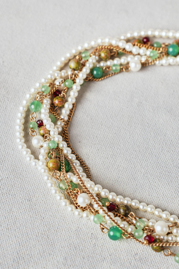 Entwined Strand Necklace – Multicolour