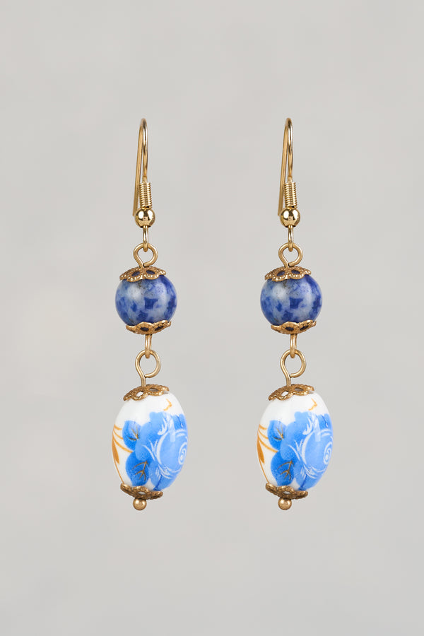 Mixed Stone Droplets - Blue Multi