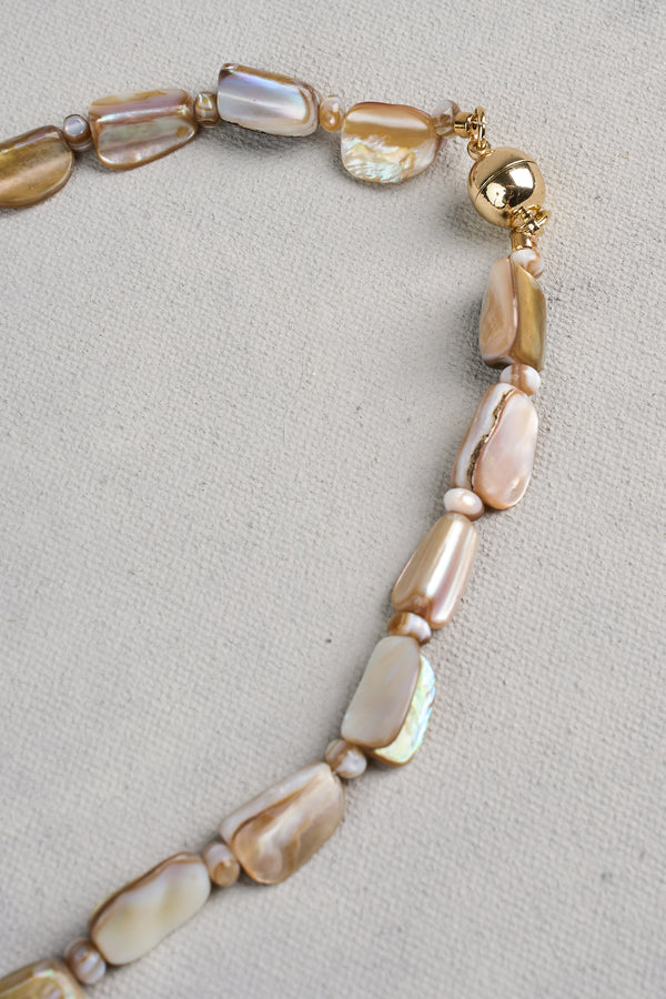 Shell & Pearl Necklace - Multicolour