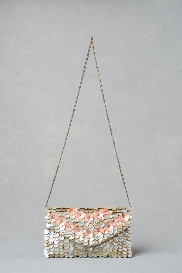 Floral Shell Clutch - Multicolour