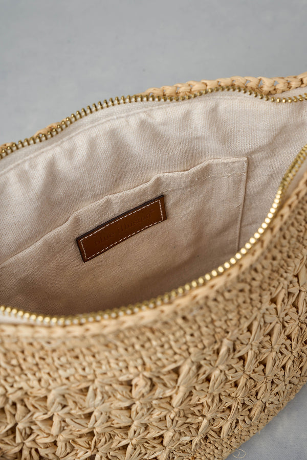 Crochet Crossbody Bag - Natural