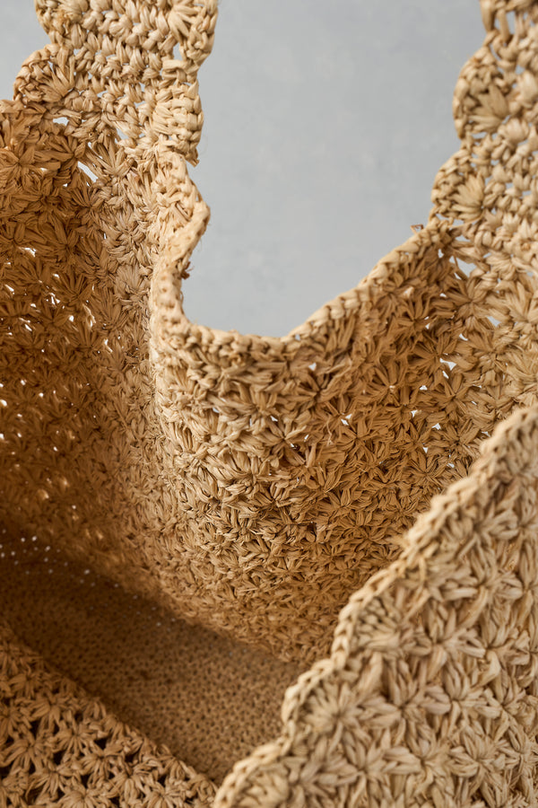 Raffia Tote - Natural