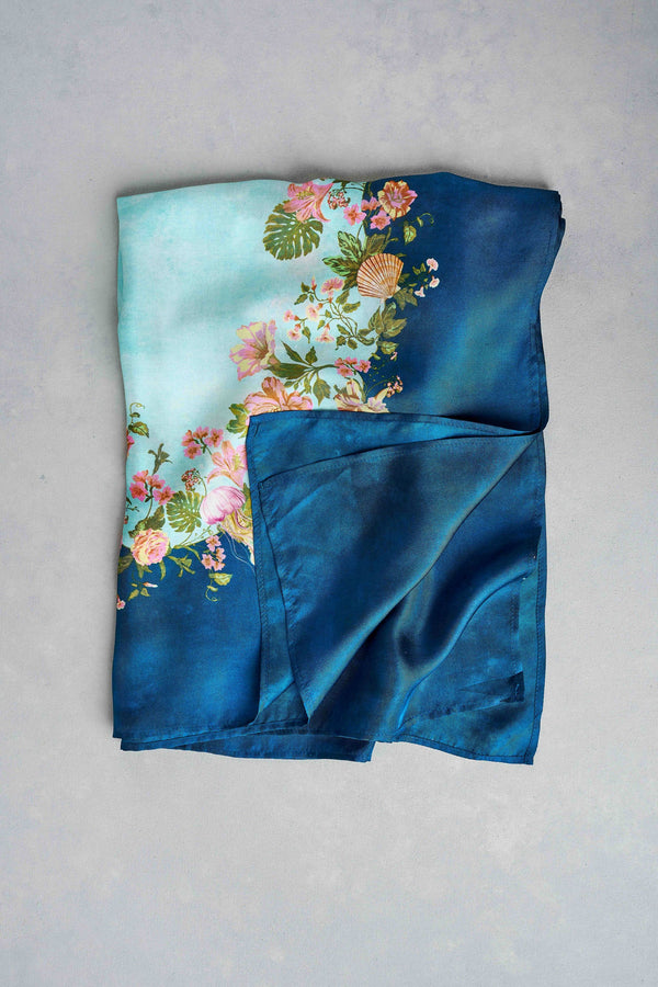 Border Print Scarf - Multicolour