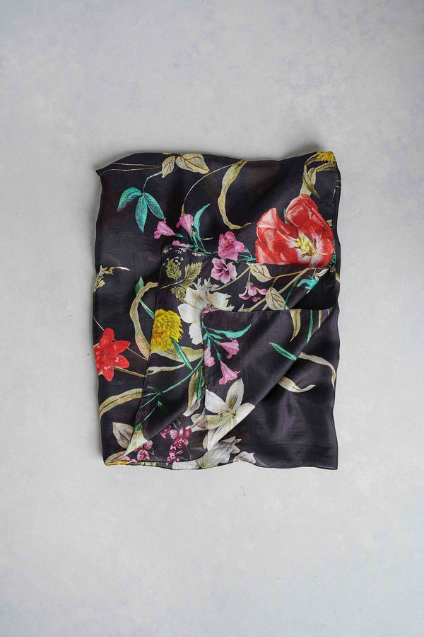 Summer Gardan Scarf - Black