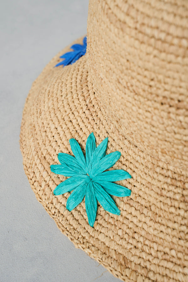 Floral Crochet Hat - Multicolour