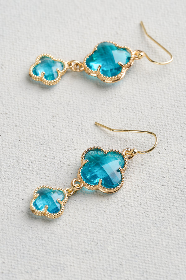 Clover Droplets - Aqua