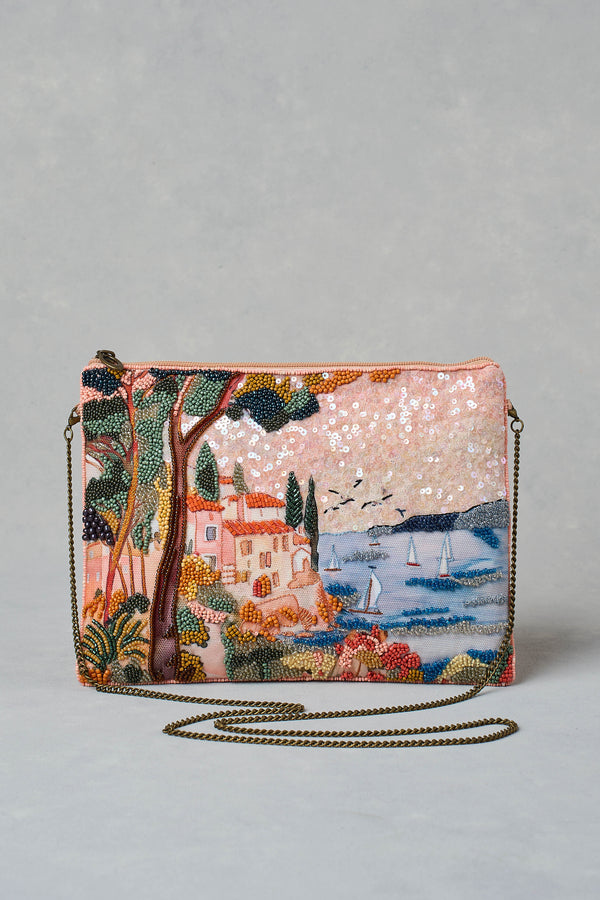 South of France Beaded Clutch - Multicolour