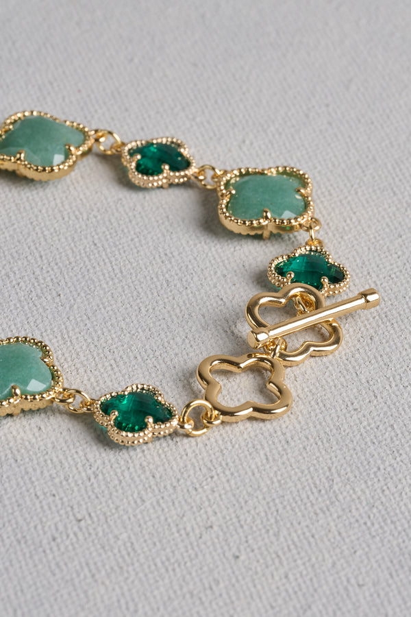 Clover Bracelet - Green