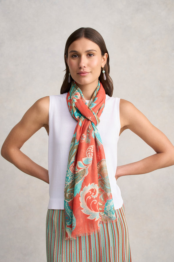 Paisley Scarf - Multicolour