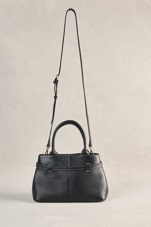Buckle Detail Tote - Black