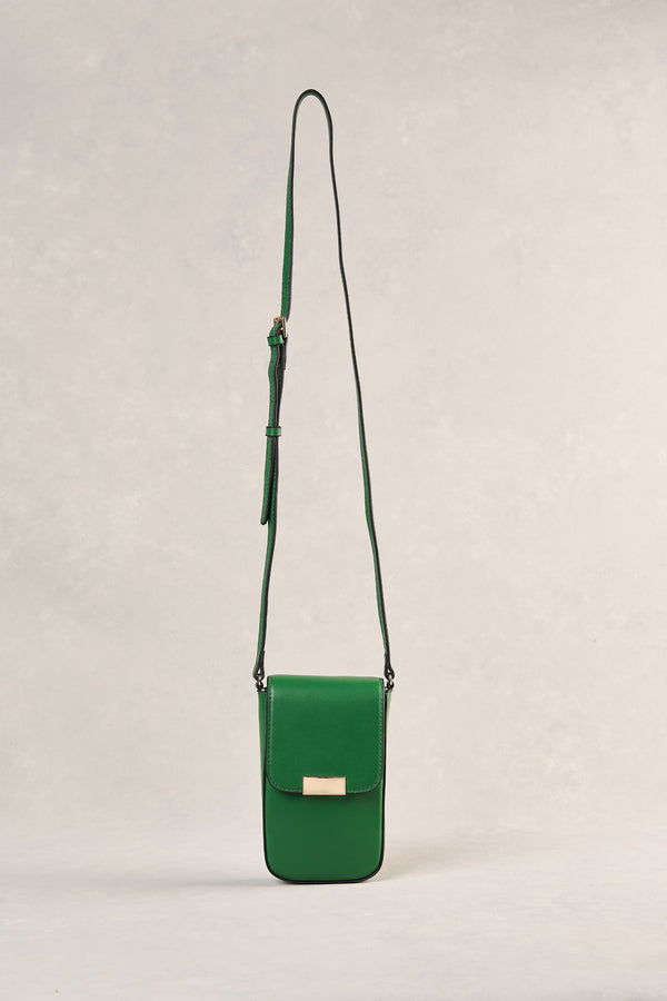 Structured Phone Bag - Green