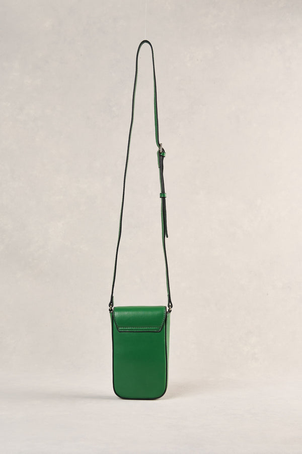 Structured Phone Bag - Green