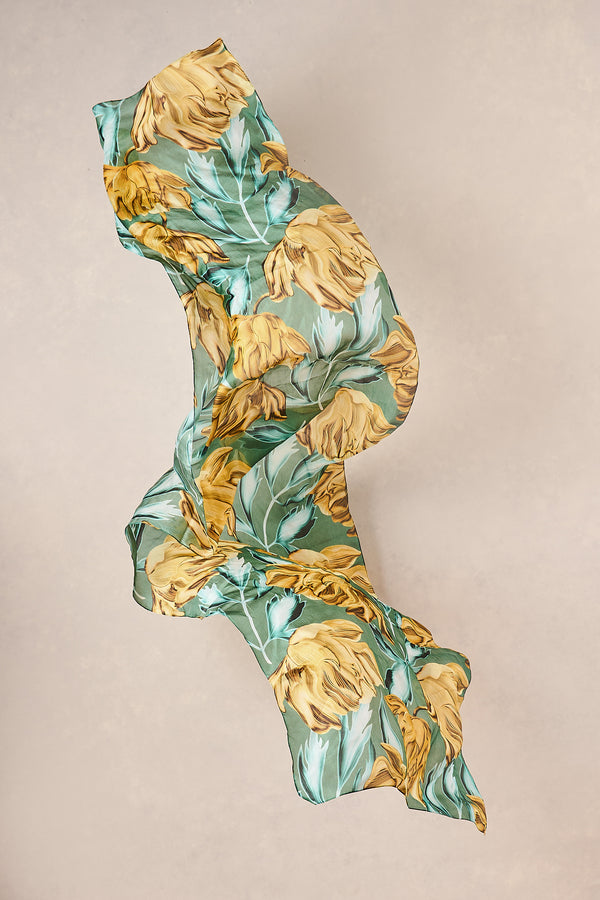 Floating Stems Scarf - Multicolour