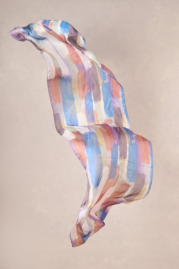 Brush Stroke Scarf - Multicolour