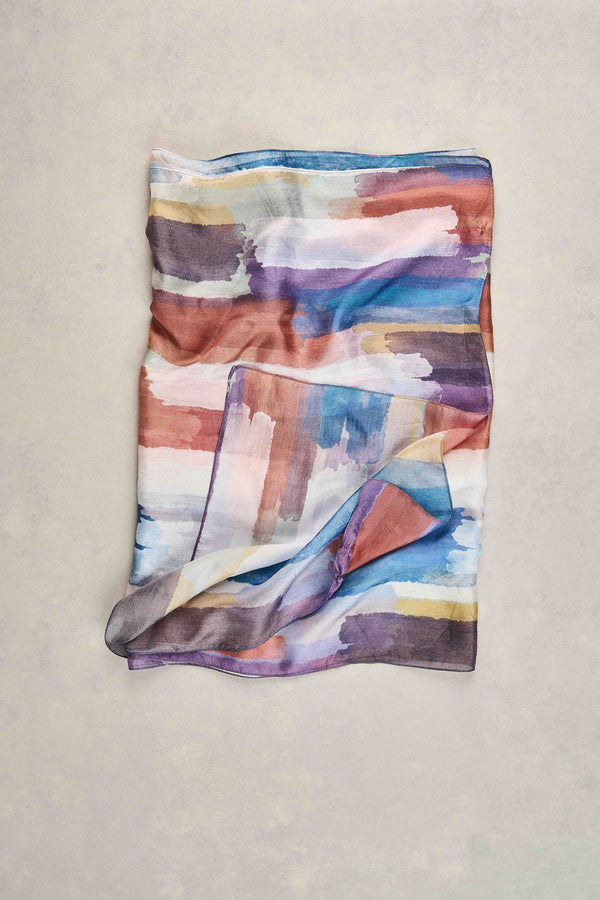 Brush Stroke Scarf - Multicolour