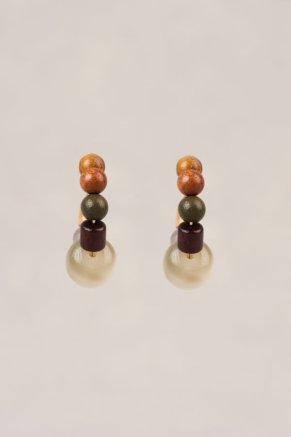 Beaded Hoops - Multicolour