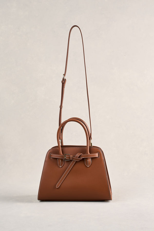 Bowler Bag - Dark Tan