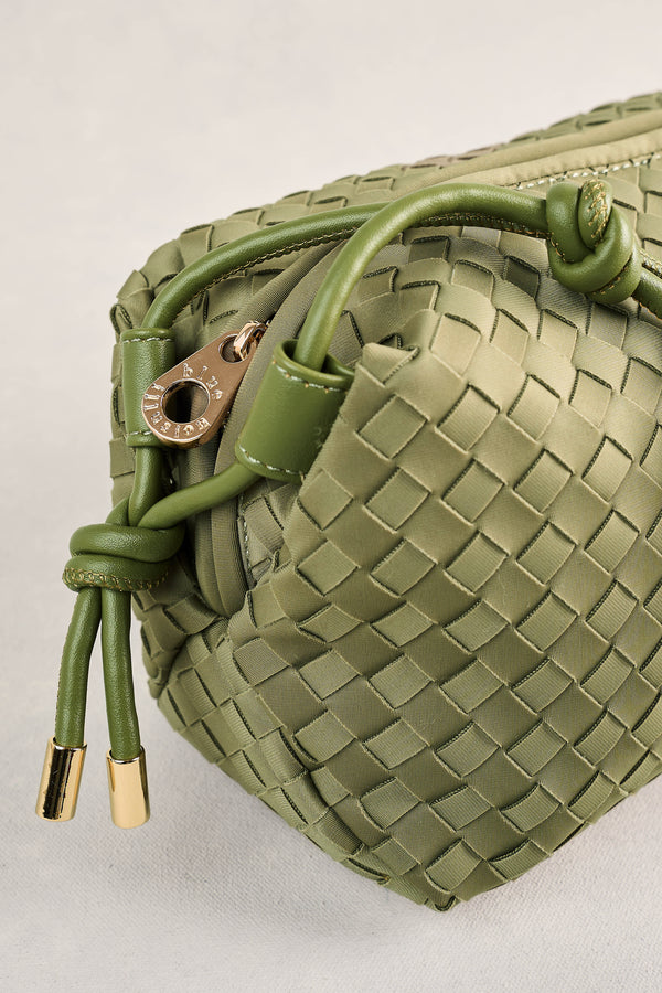 Soft Woven Crossbody - Khaki