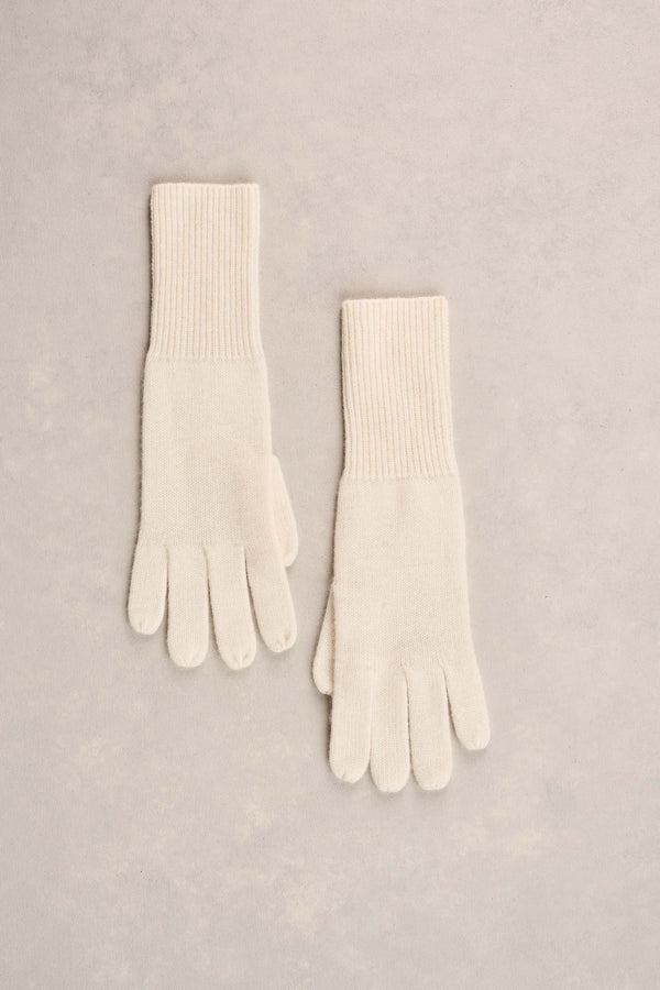 Knitted Gloves - Cream