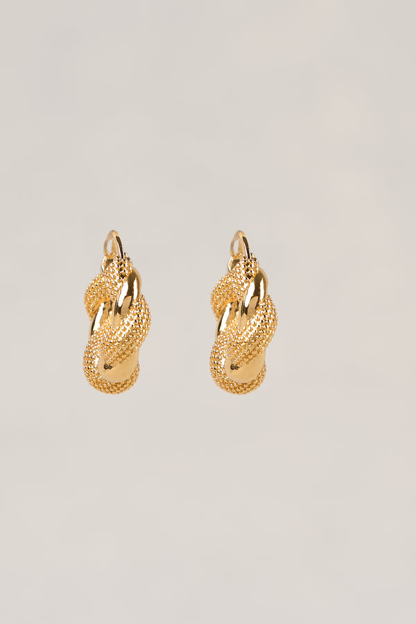Entwined Hoops - Gold