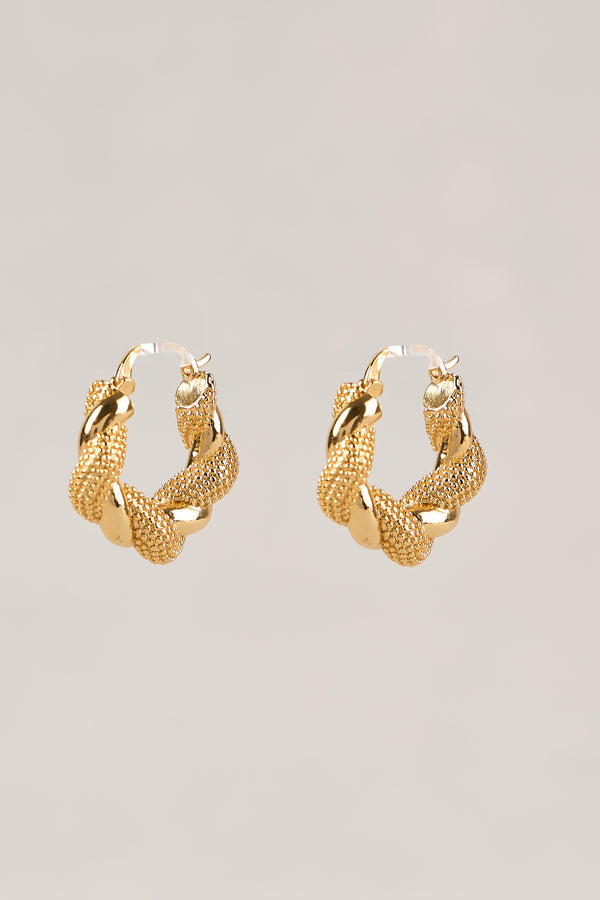 Entwined Hoops - Gold