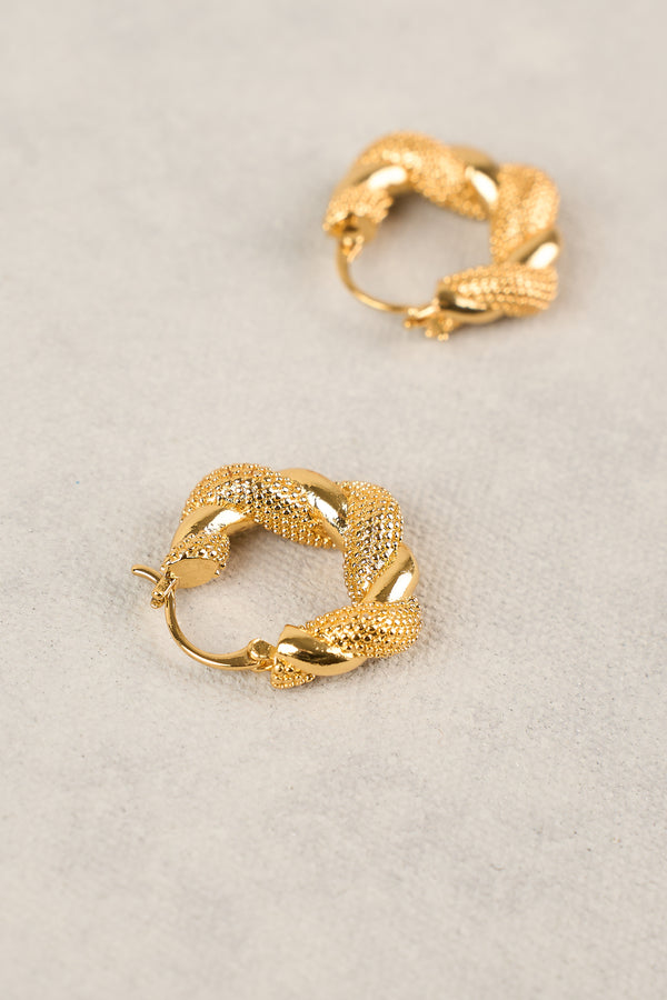 Entwined Hoops - Gold
